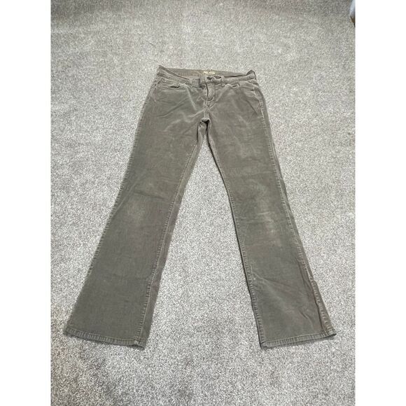 Old navy corduroy flare jeans womens sz 8 mid rise stretch denim retro Y2K - Picture 3 of 12